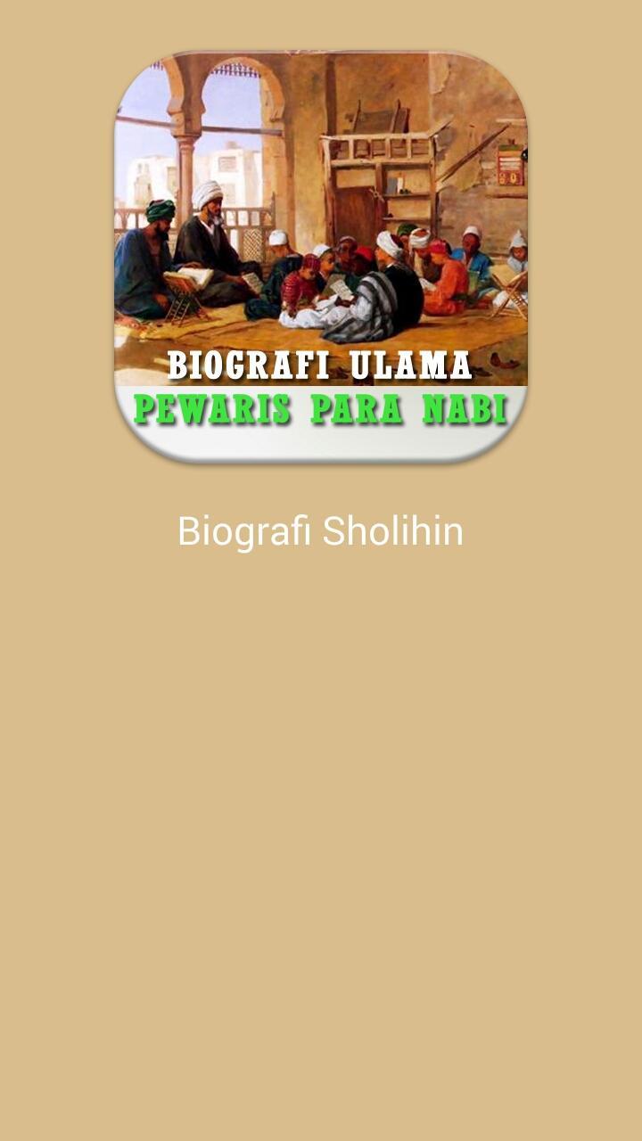 Biografi Ulama dan Sholihin