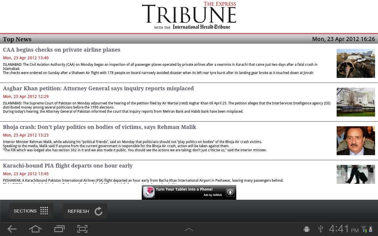 The Express Tribune News