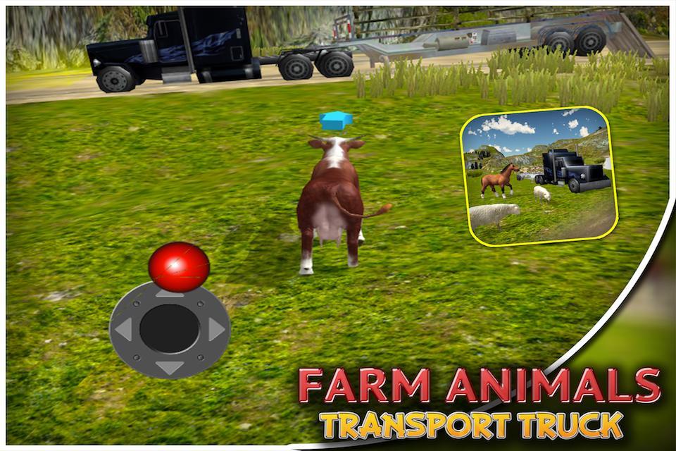 Farm Animal Transport Truck 3D
