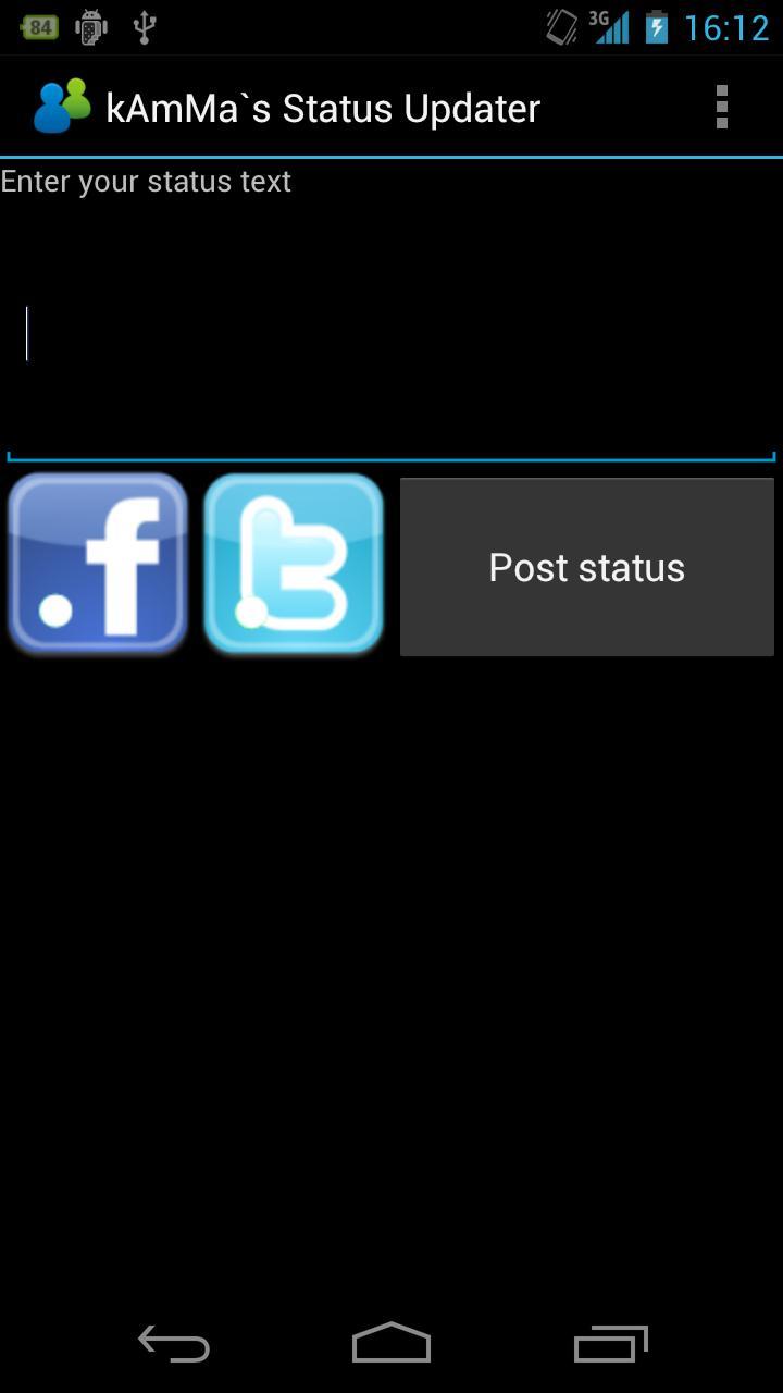 kAmMa`s Status Updater