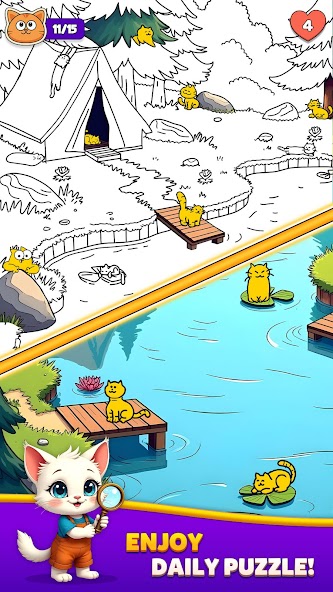 Spot The Cat - Hidden Objects