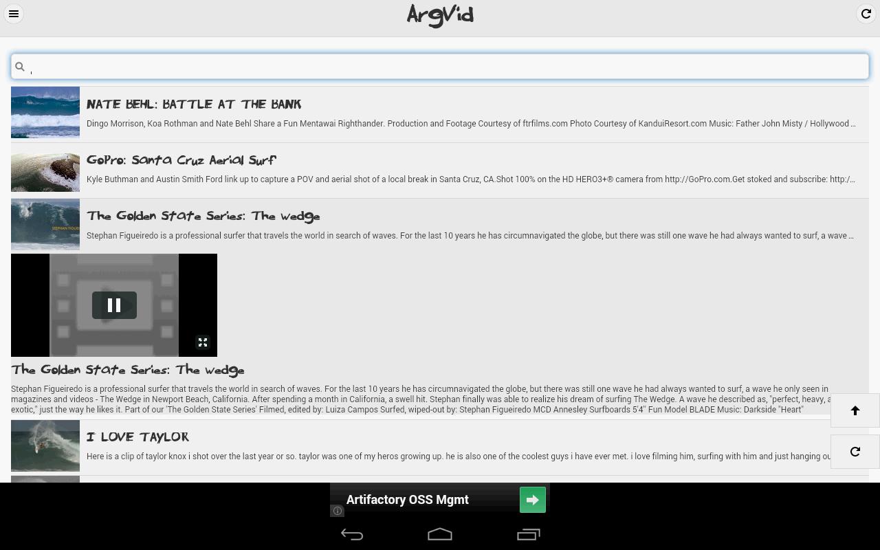 Surf Videos - ArgVid