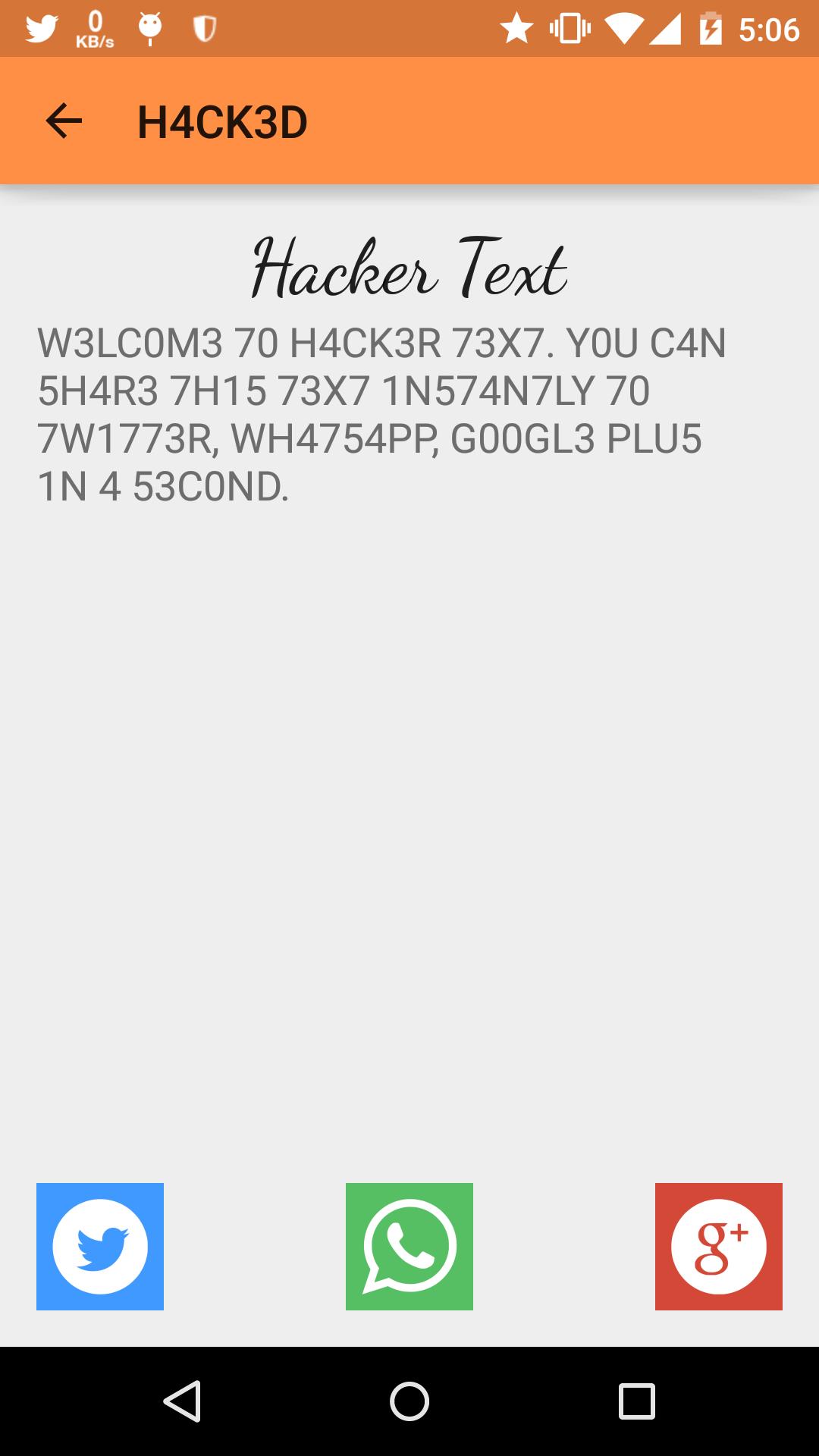 Hacker Text Generator