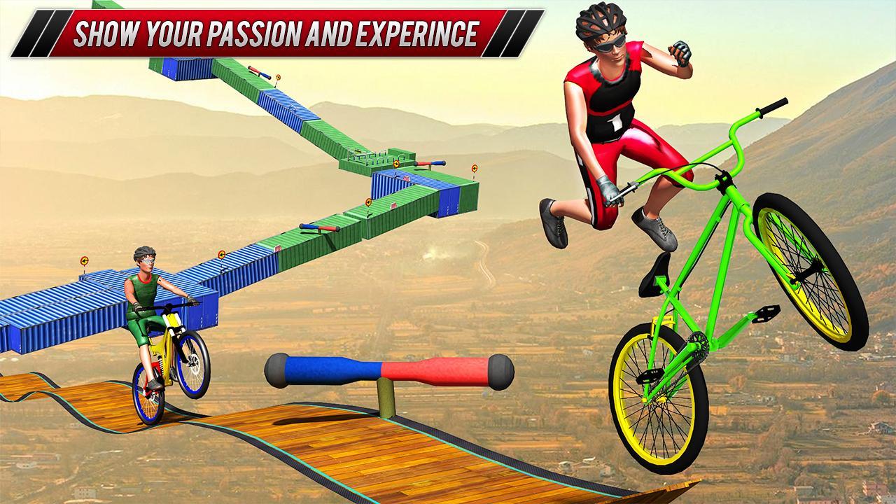 BMX Impossible Mega Ramp Bicycle Stunts