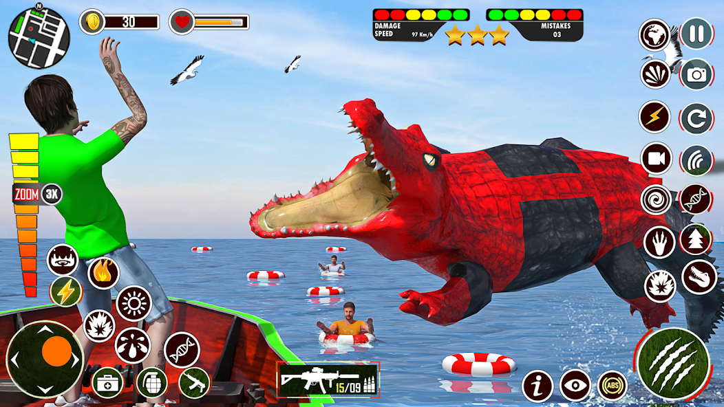 Hungry Animal Crocodile Games
