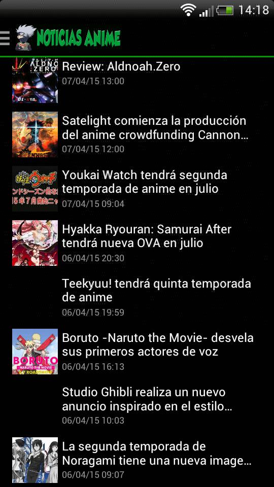 Noticias anime