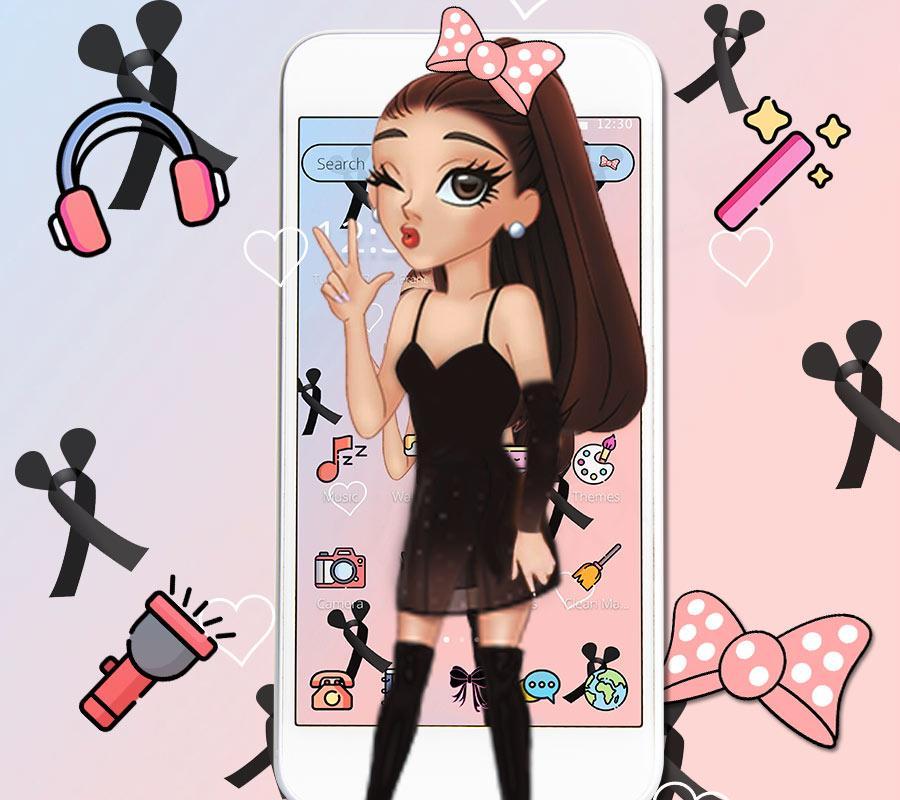 Cute Pink Fashion Girl Theme
