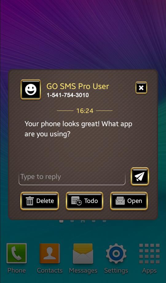 Pure Gold for GO SMS