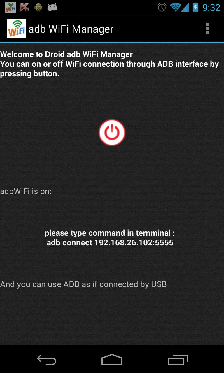 Droid ADB WIFI Manager