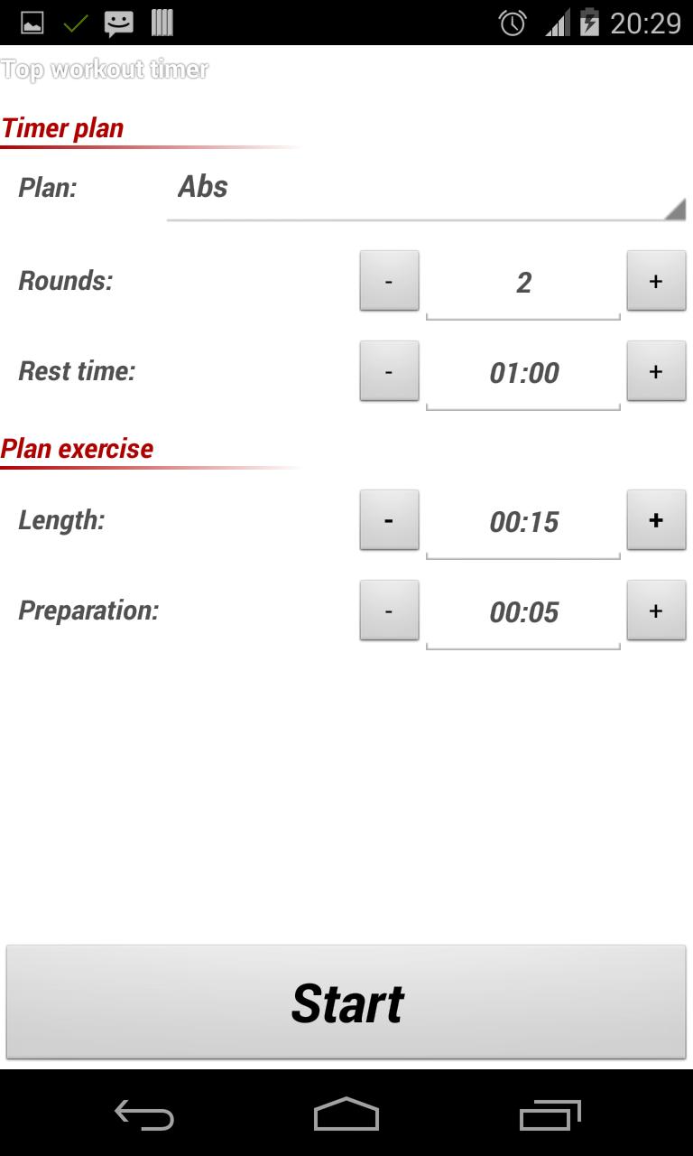 Top Workout Timer Lite