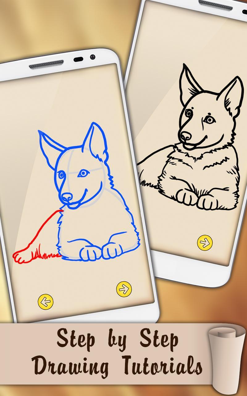 Draw Cute Puppies and Dogs