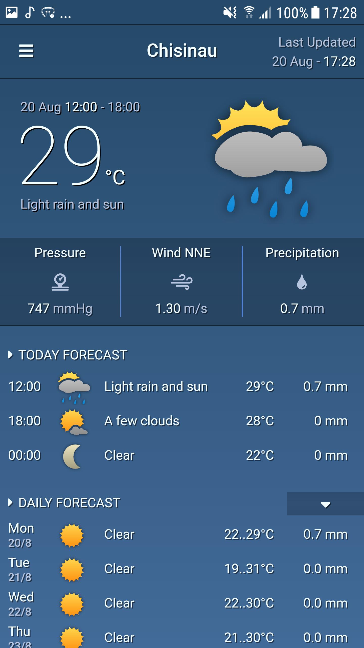 Inforama Meteo Moldova