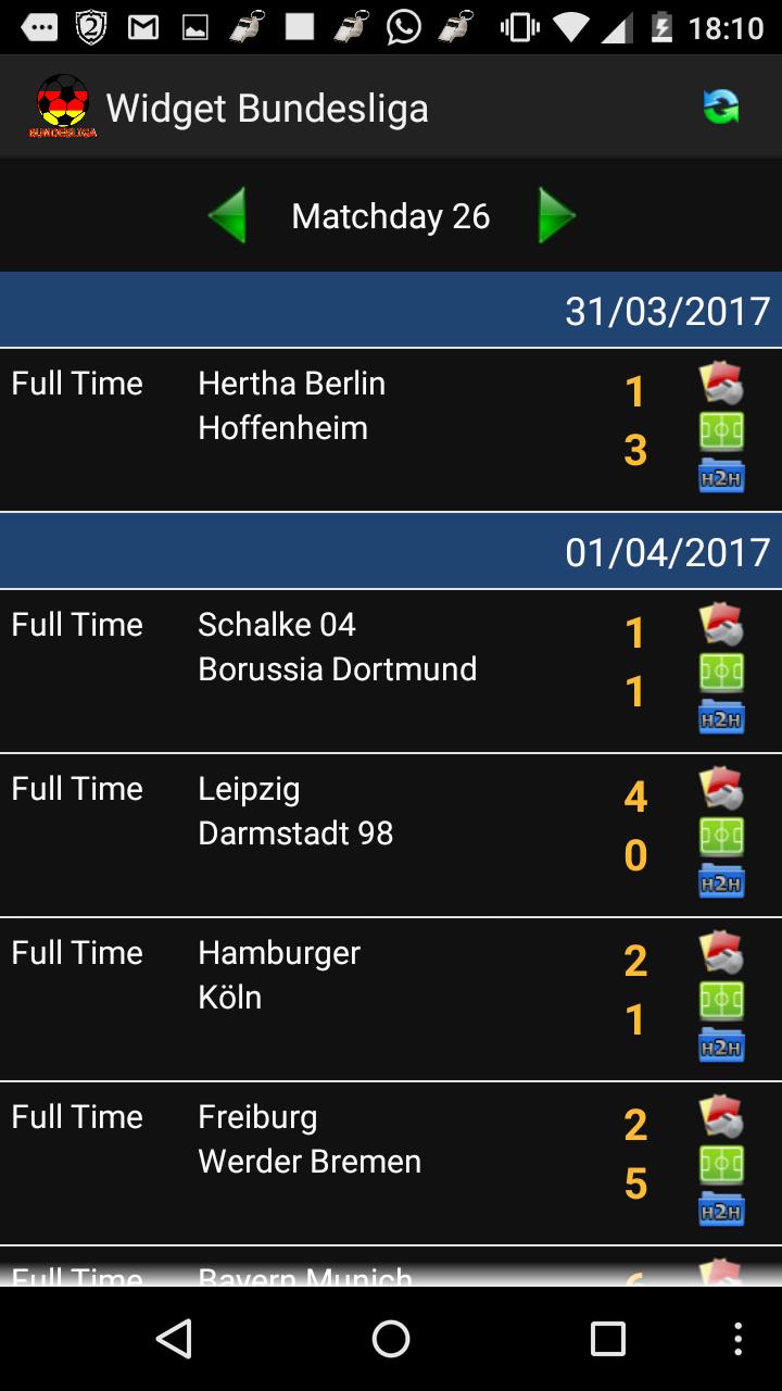 Widget Bundesliga