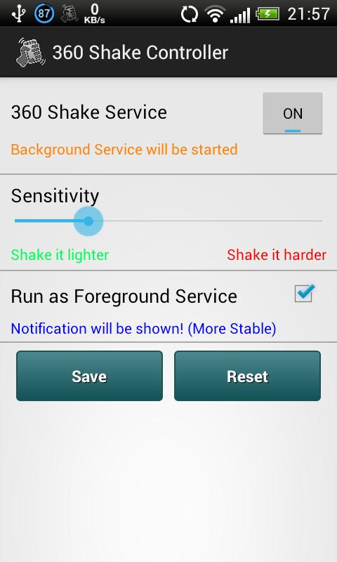 Shake Controller