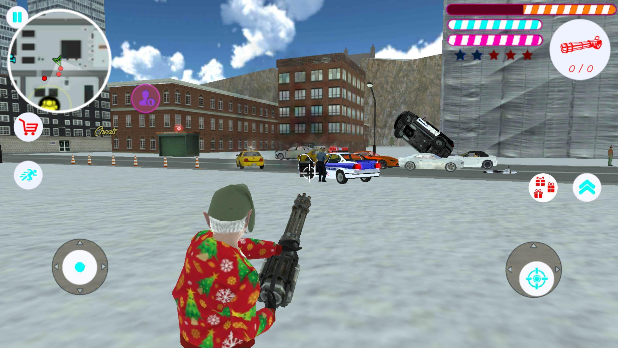 Santa Claus Rope Hero Crime Simulator: Crime Games