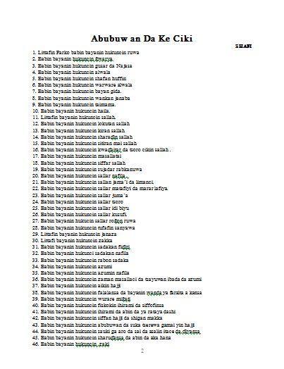 Bulug Al Maram In Hausa Lang.