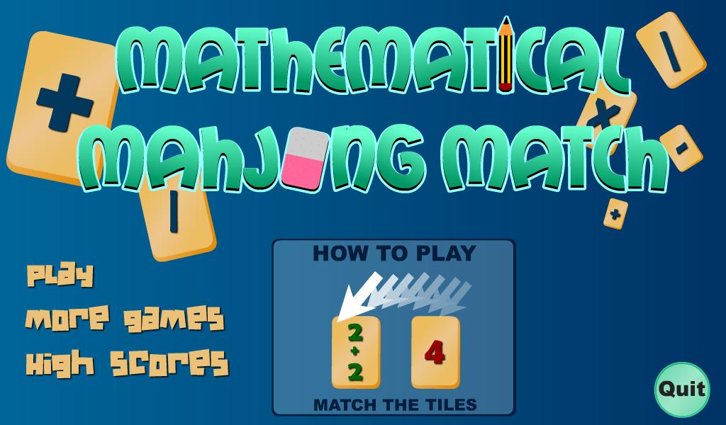 Math Mahjong Free