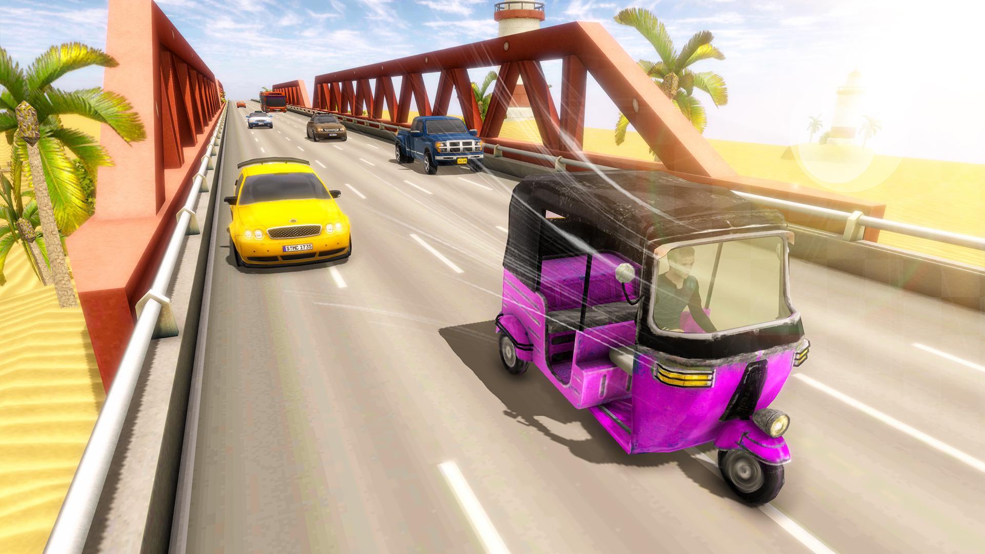 Highway Tuk Tuk Rickshaw Drive