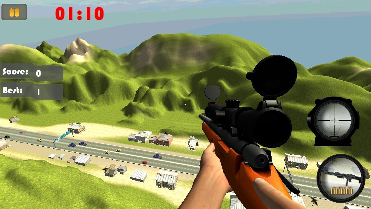 Sniper Road Traffic Shooter 3D