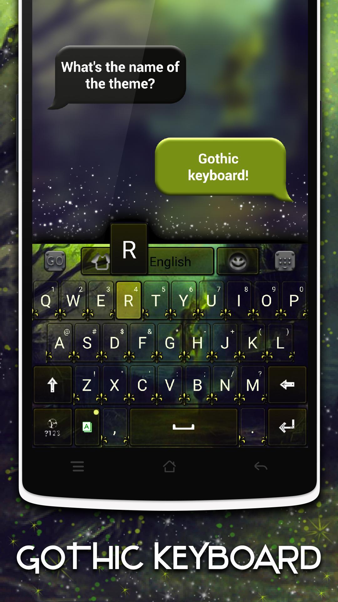 Gothic Forrest Keyboard Theme