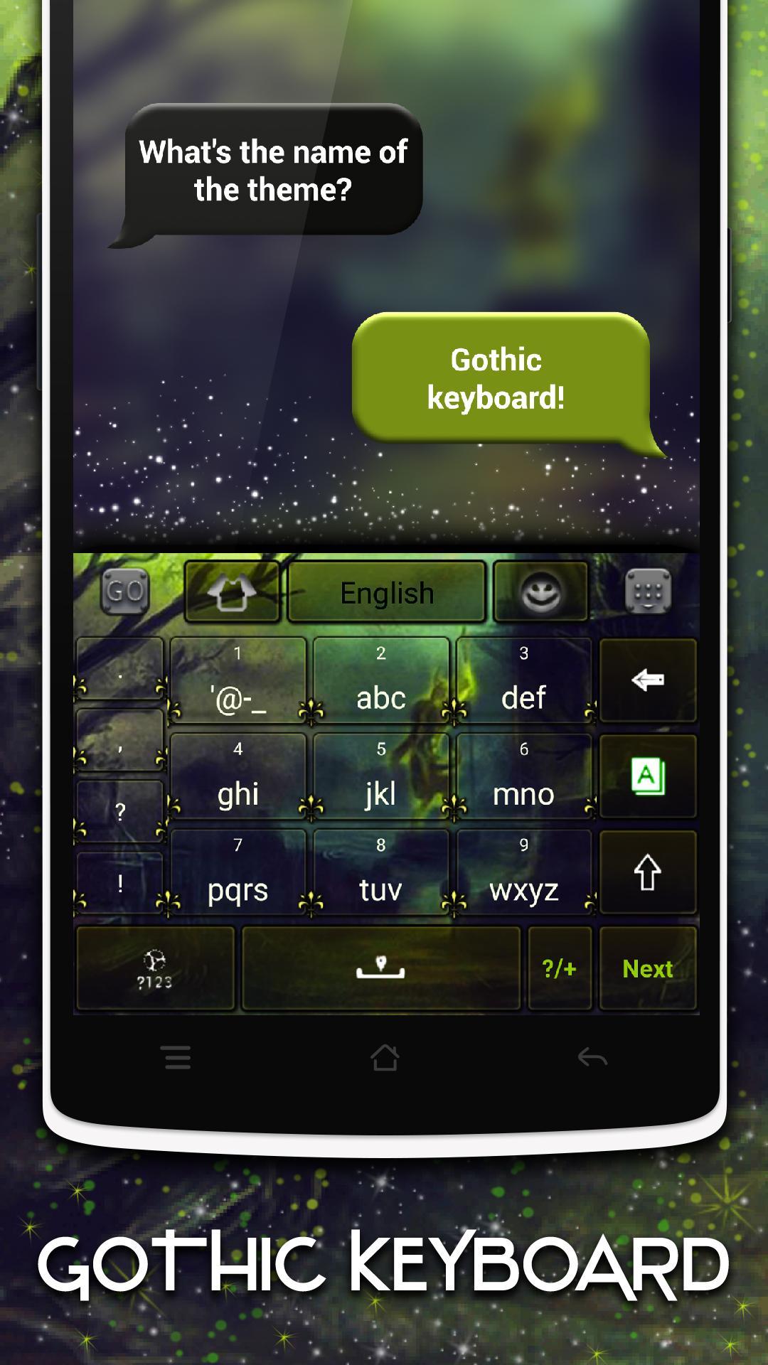 Gothic Forrest Keyboard Theme