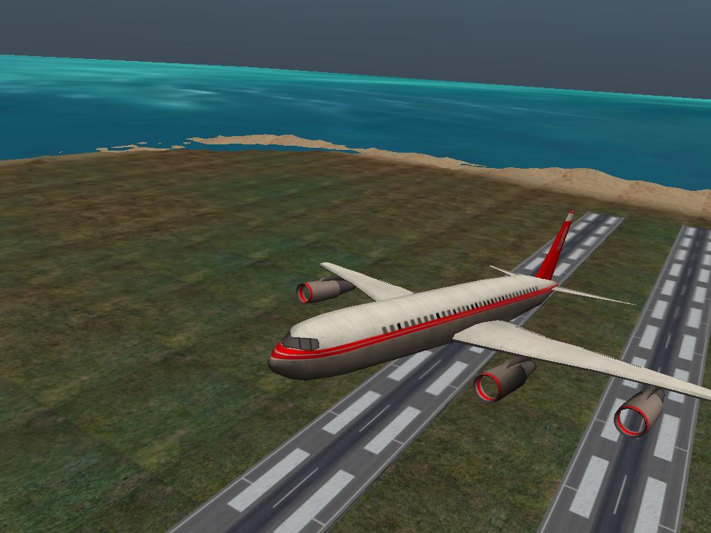 Flying Plane Simulation 3D