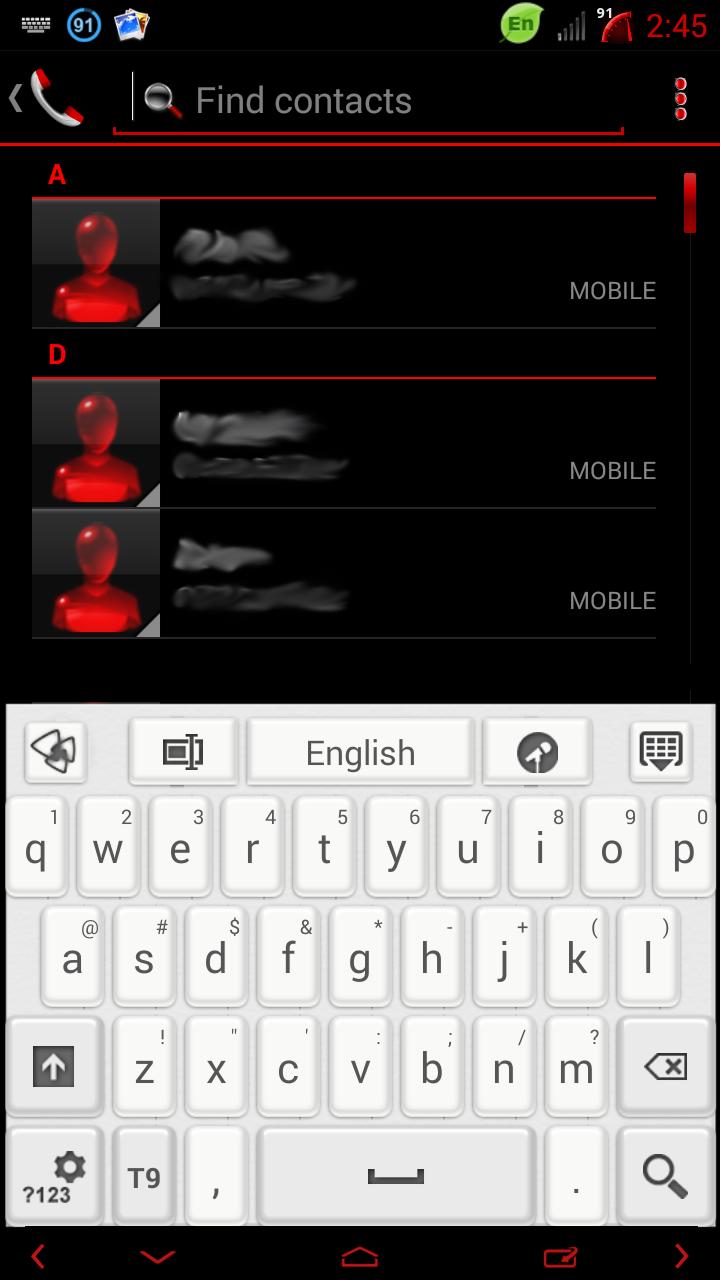 Clean White GO Keyboard theme