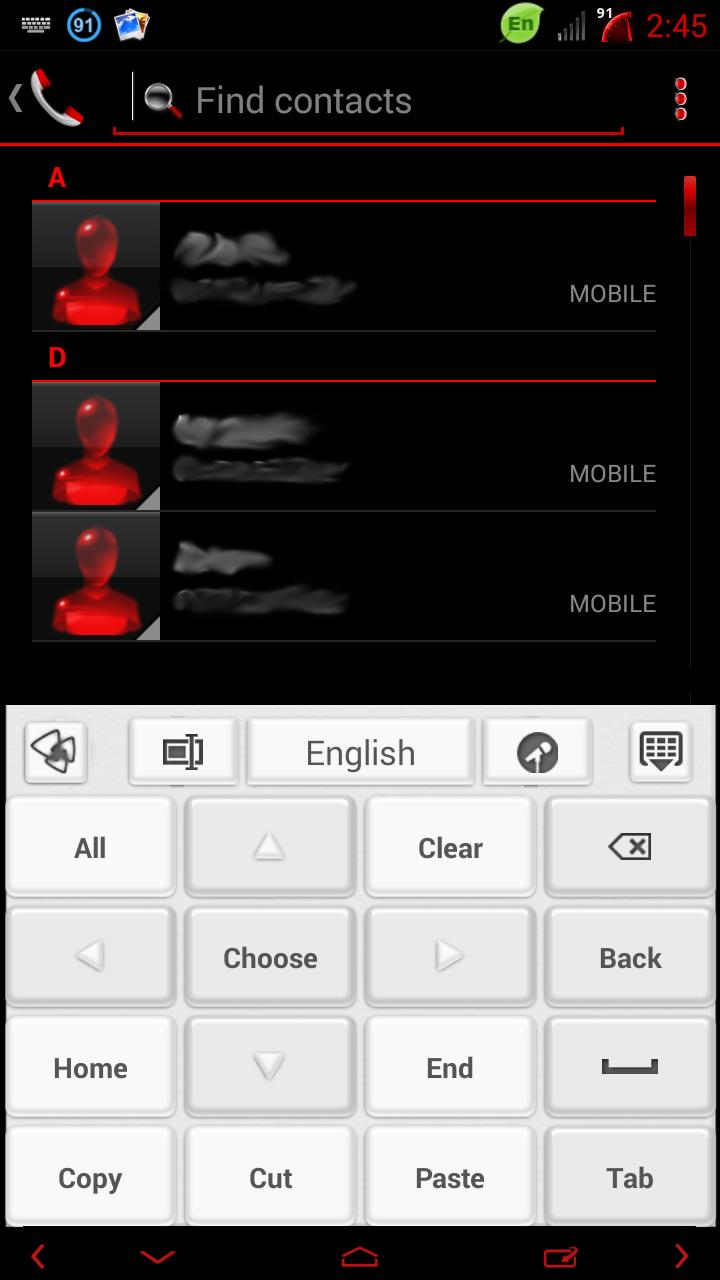 Clean White GO Keyboard theme