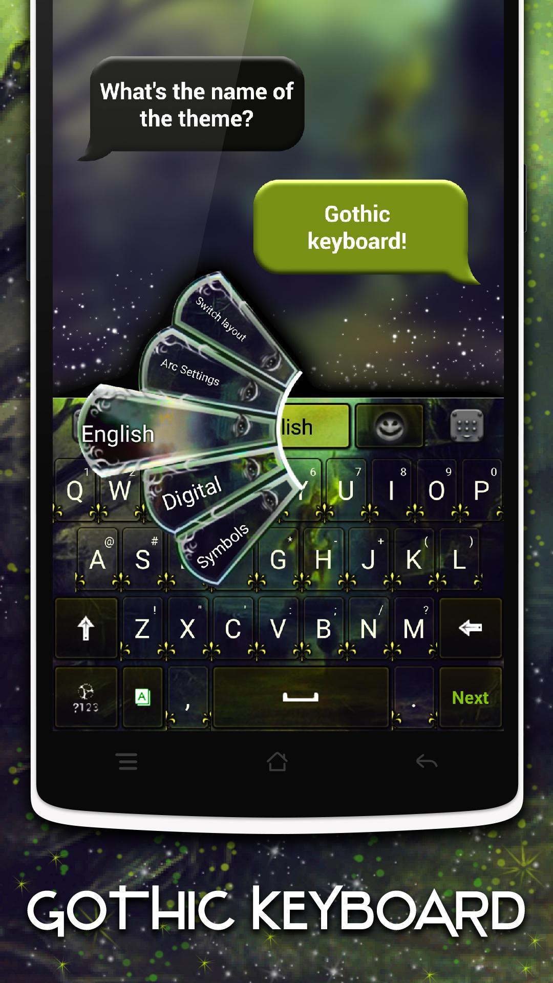Gothic Forrest Keyboard Theme