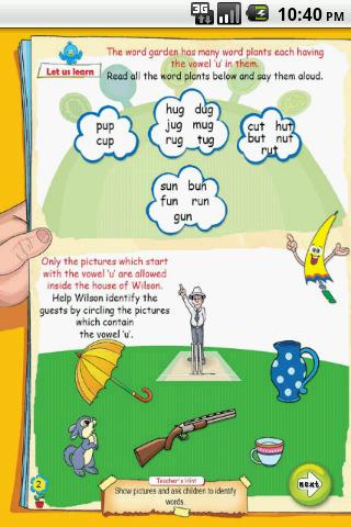 English Vowel U for LKG Kids