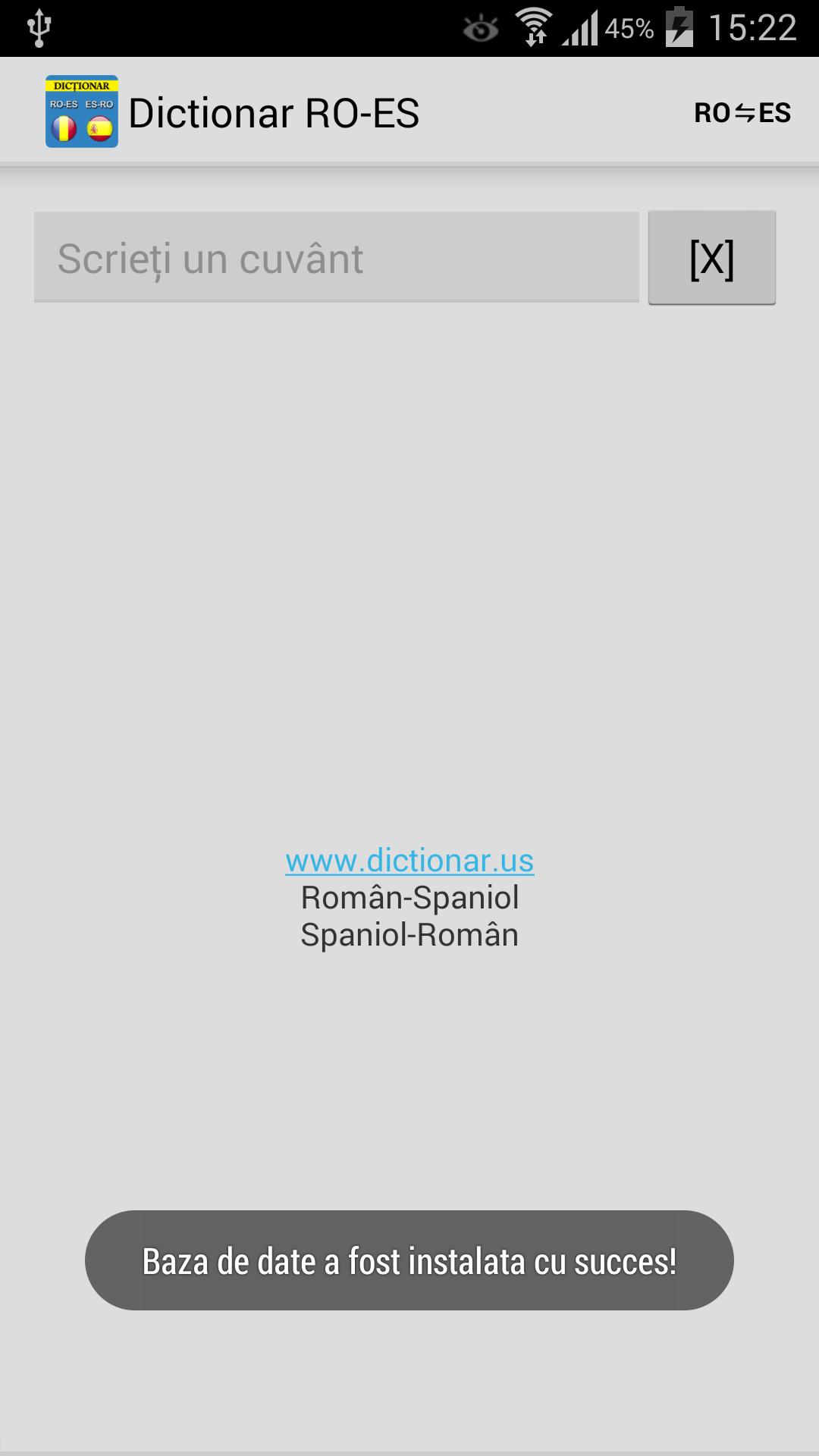 Dictionar Spaniol Roman