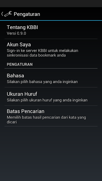 Kamus Bahasa Indonesia KBBI