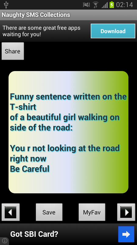 Naughty SMS Collections