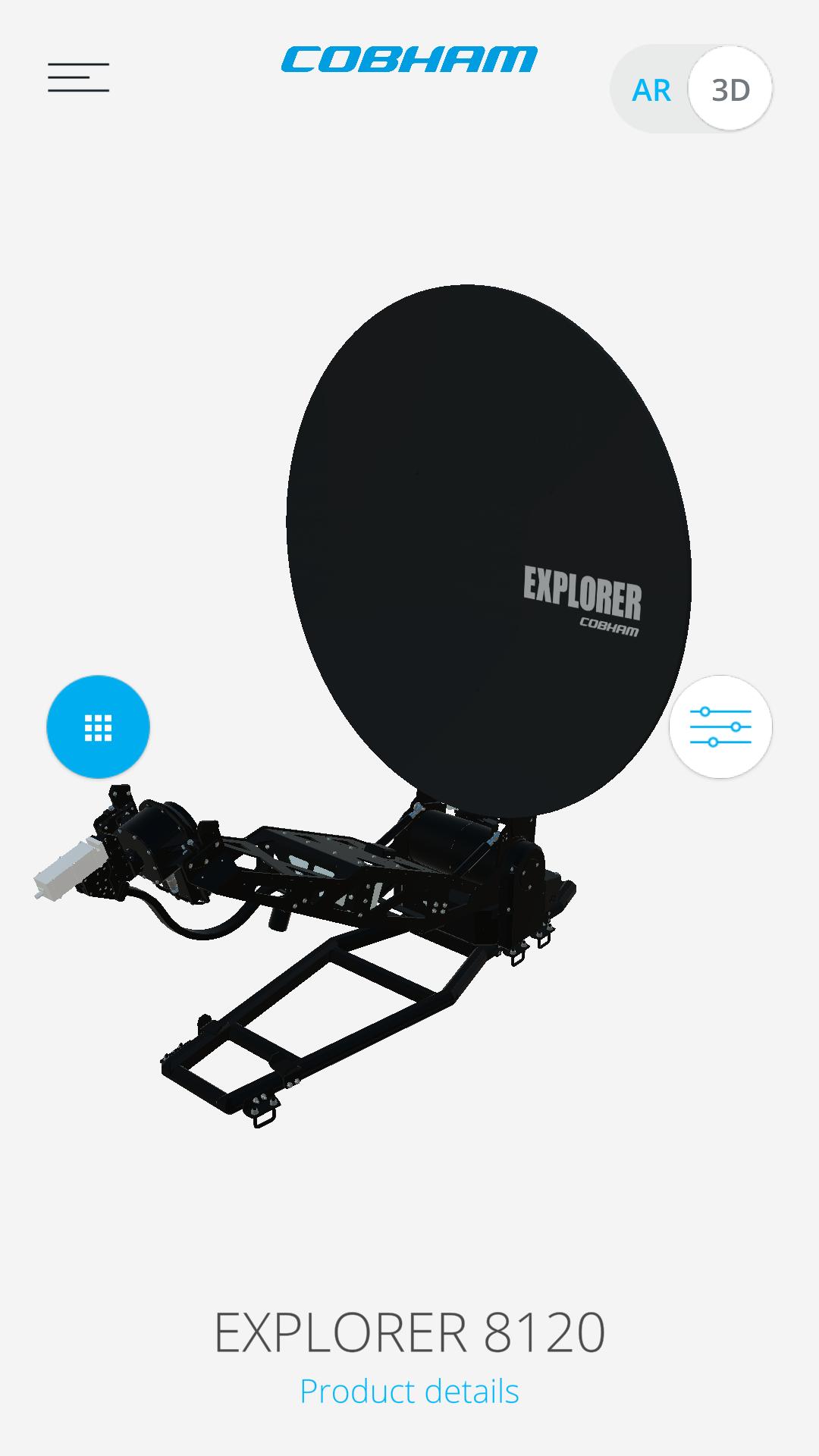 Cobham SATCOM 3D catalogue