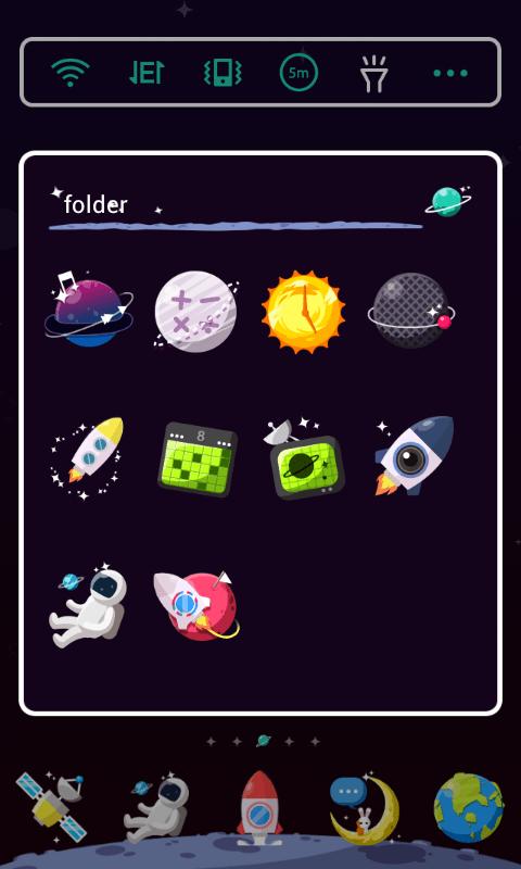 ColorSpace LINE Launcher theme