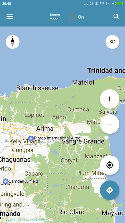 Trinidad and Tobago Map