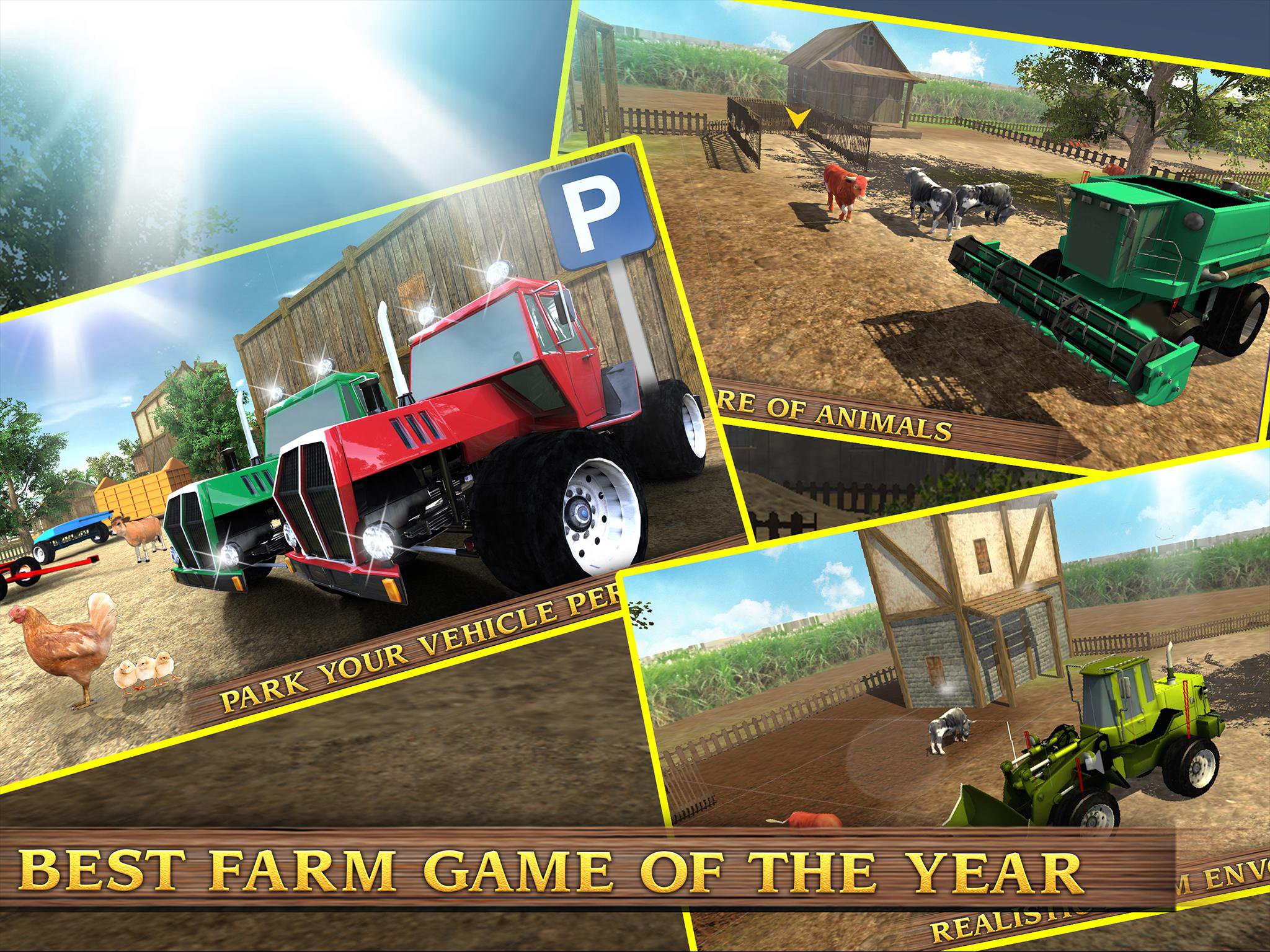 Tractor Farm Driving & Parking