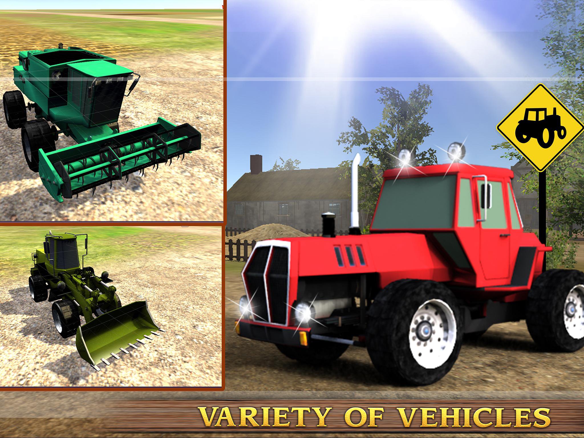 Tractor Farm Driving & Parking