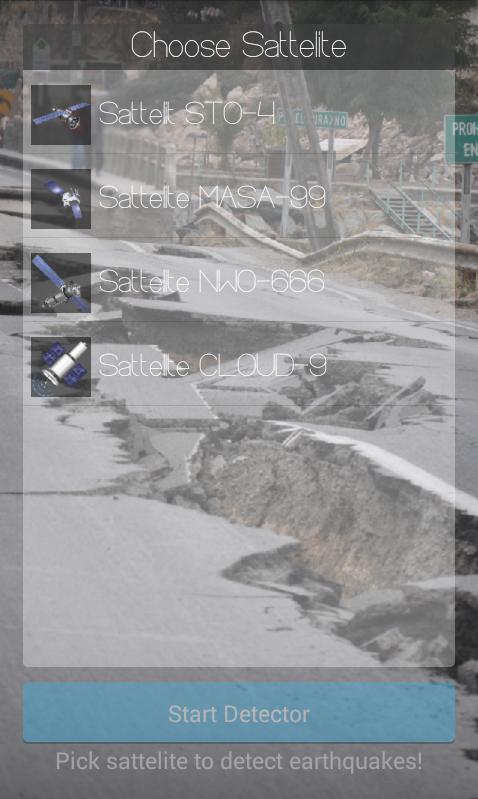 Earthquake Detector Satellite