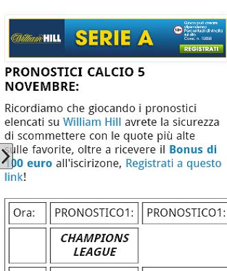 Pronostici Calcio Serie A