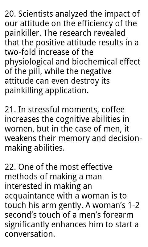 Love & Psychology Facts