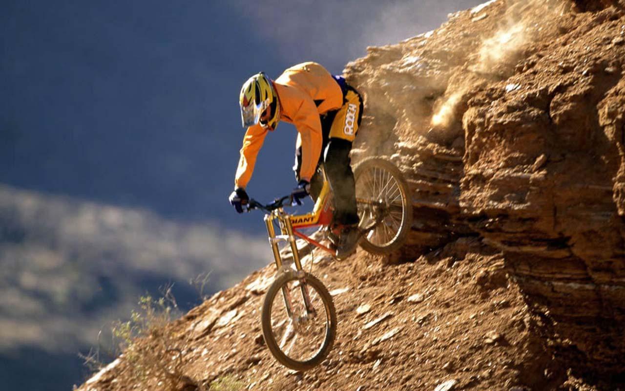 3D crazy mountain bike
