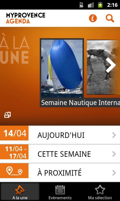 MyProvence Agenda