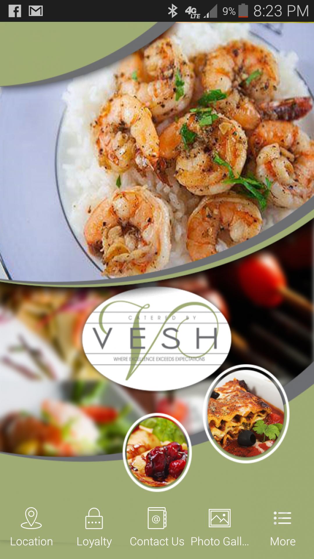 Catered by Vesh