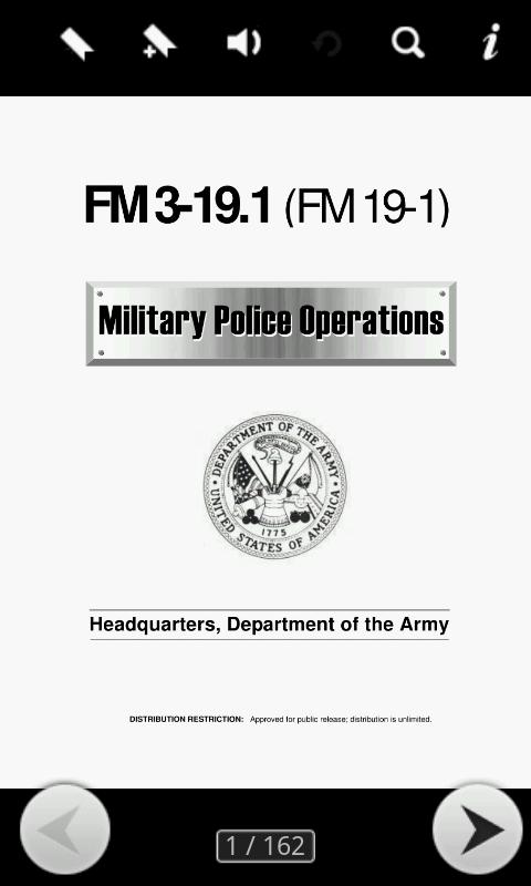 Army Military Police Operation