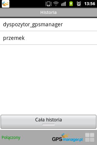 komunikator GPS Manager
