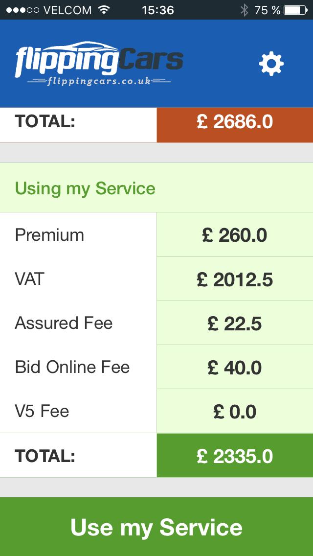 Car Auction Fee Calculator