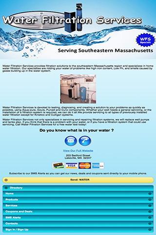 Water Filtration Services