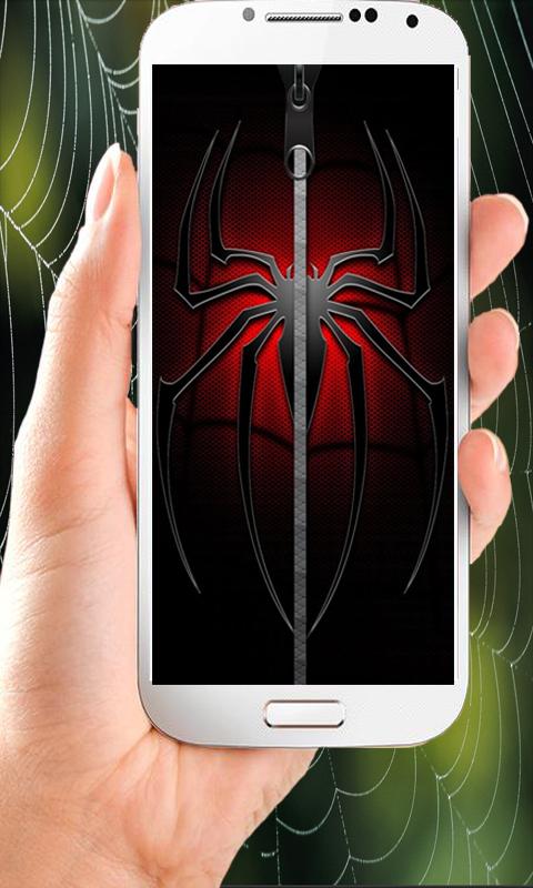 Spider Zipper Screen Lock