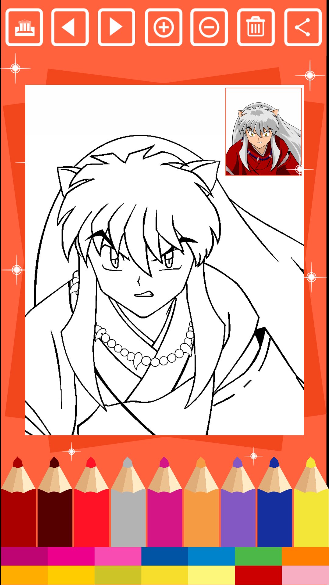 Inuyasha Coloring Book